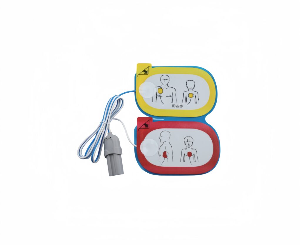 AED pad placement anterior lateral adult chest