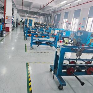 Medical cable production line at Shenzhen Jolly factory