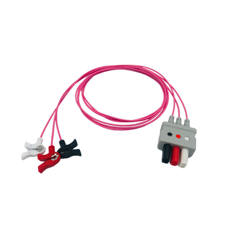 Clip-type ECG leadwire for sleep monitoring