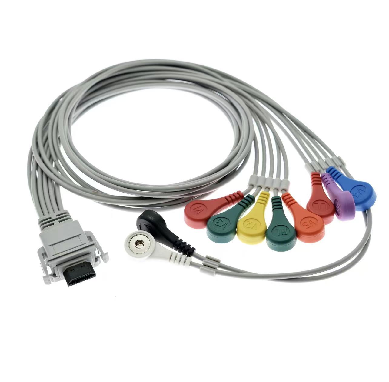 Custom 10 lead ECG cable