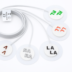 Integrated ECG Leadwire with Pre-Gelled Electrodes