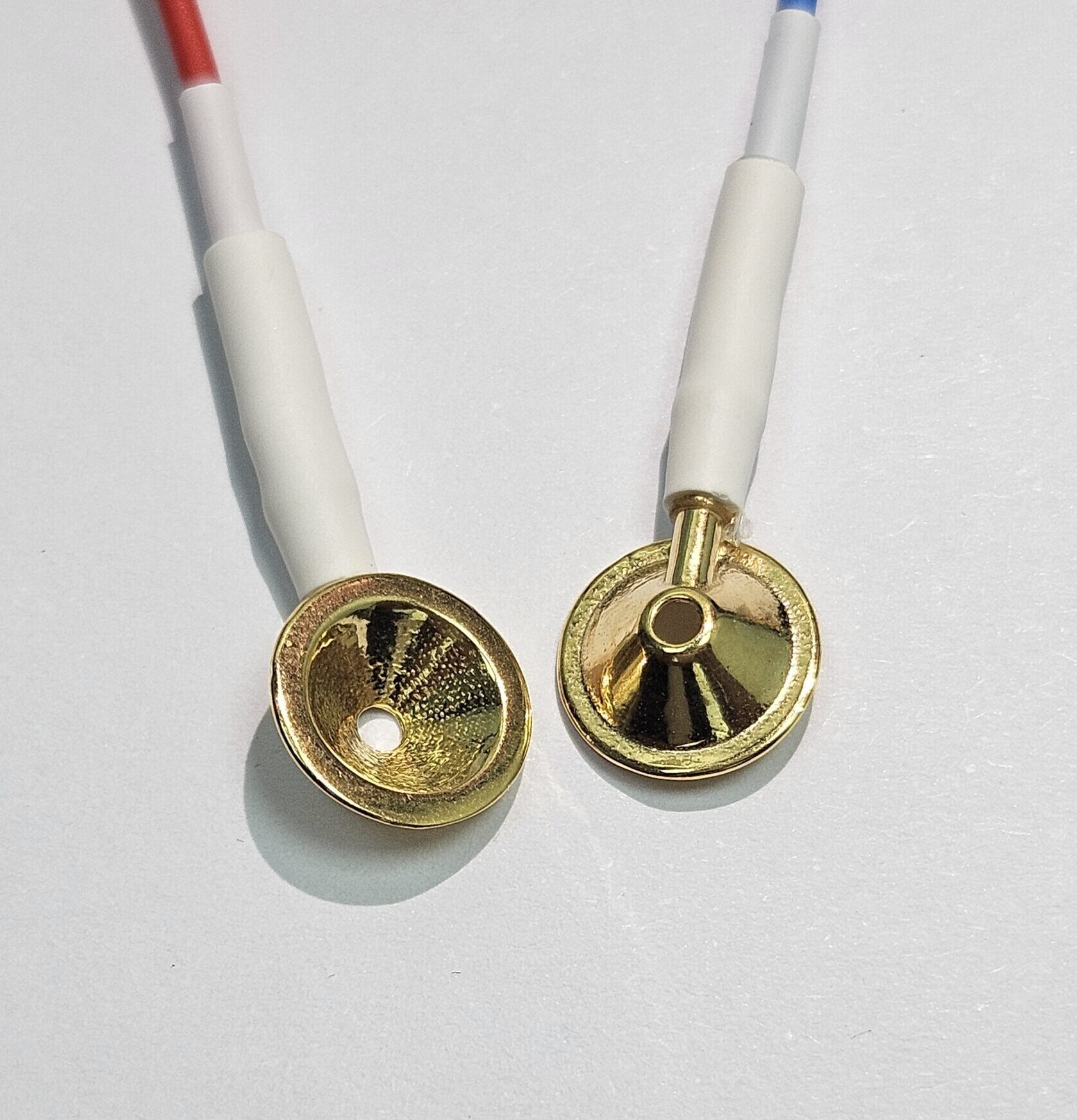 Silver Base with Gold-Coated Reusable Electrodes
