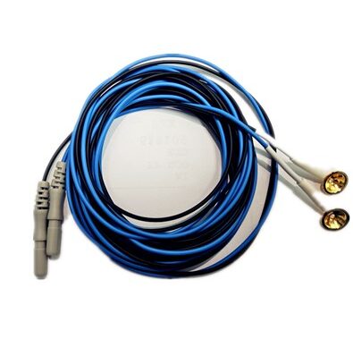 Silver cup Gold coated EEG reusable electrodes
