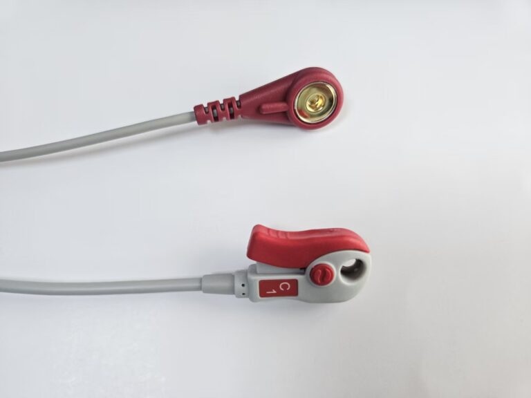 Adhesive and snap-type ECG leadwires for sleep monitoring